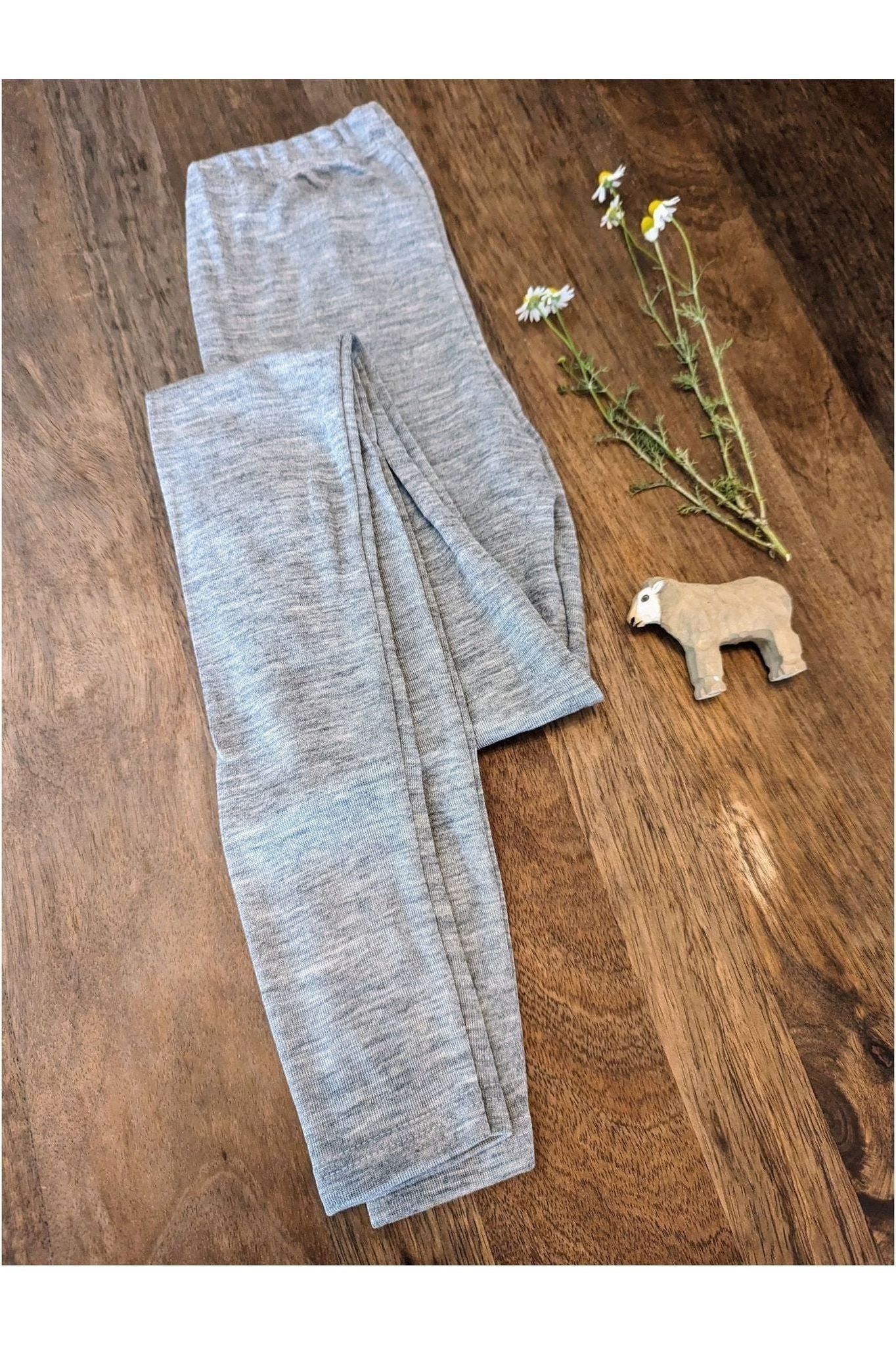 Engel - Woman's Organic Merino Wool Silk Leggings - Nature's Wild Child