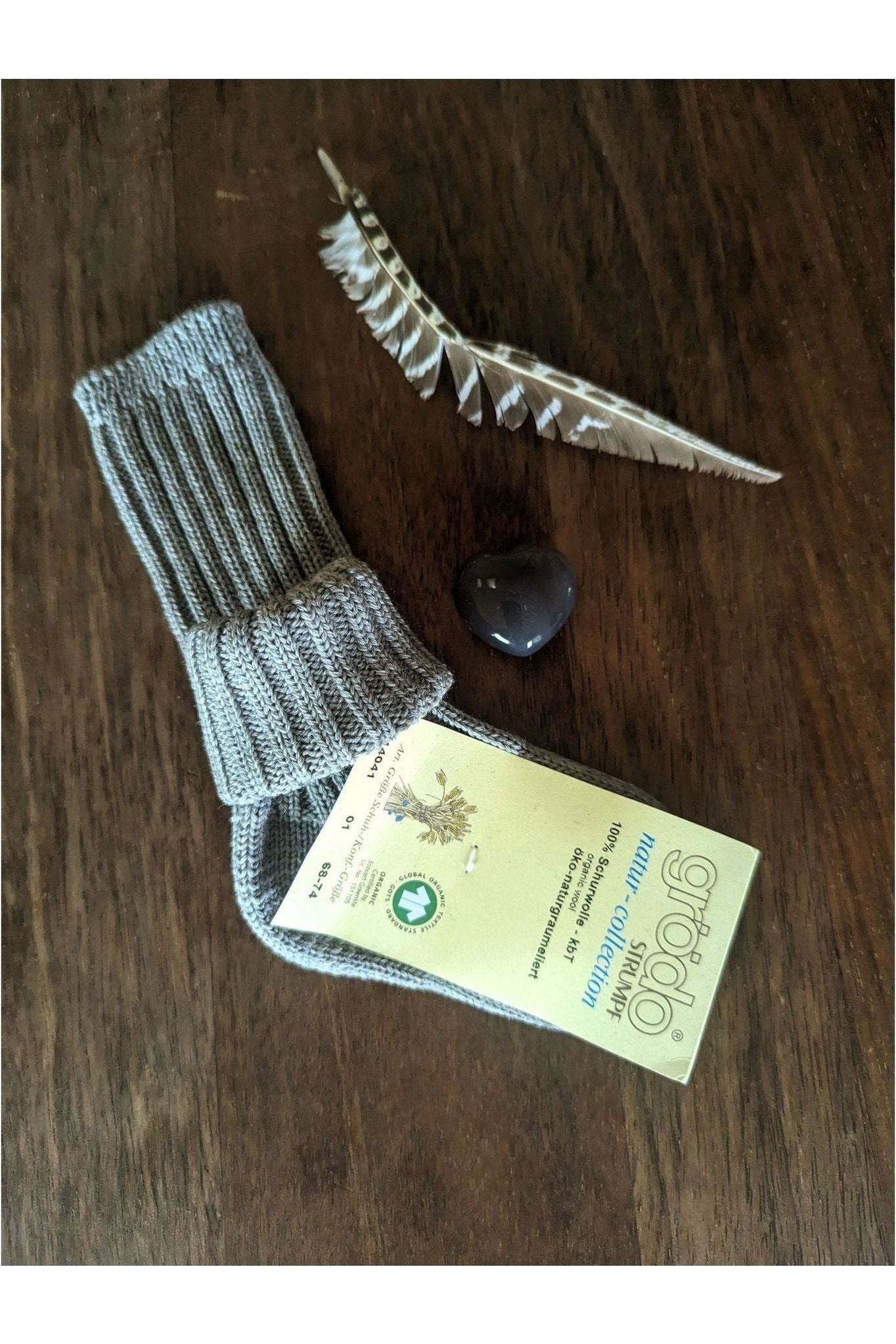 Grodo - Organic Wool Baby Socks - Warm - Nature's Wild Child