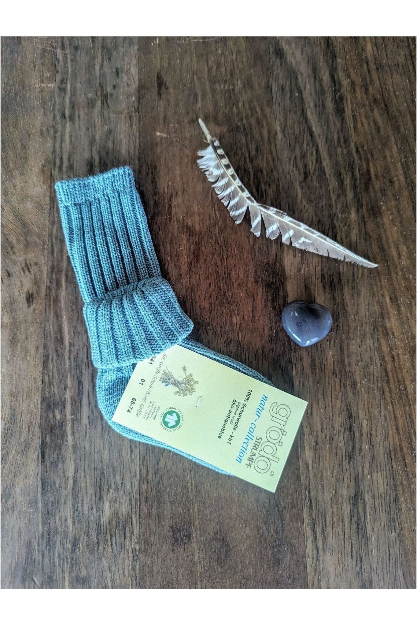 Grodo - Organic Wool Baby Socks - Warm - Nature's Wild Child
