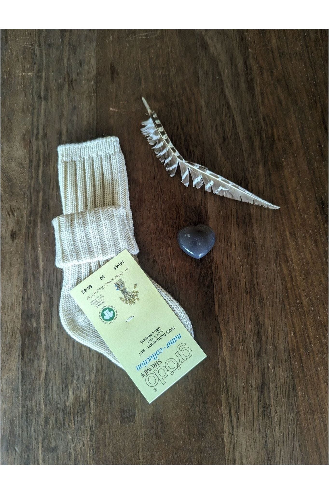 Grodo - Organic Wool Baby Socks - Warm - Nature's Wild Child
