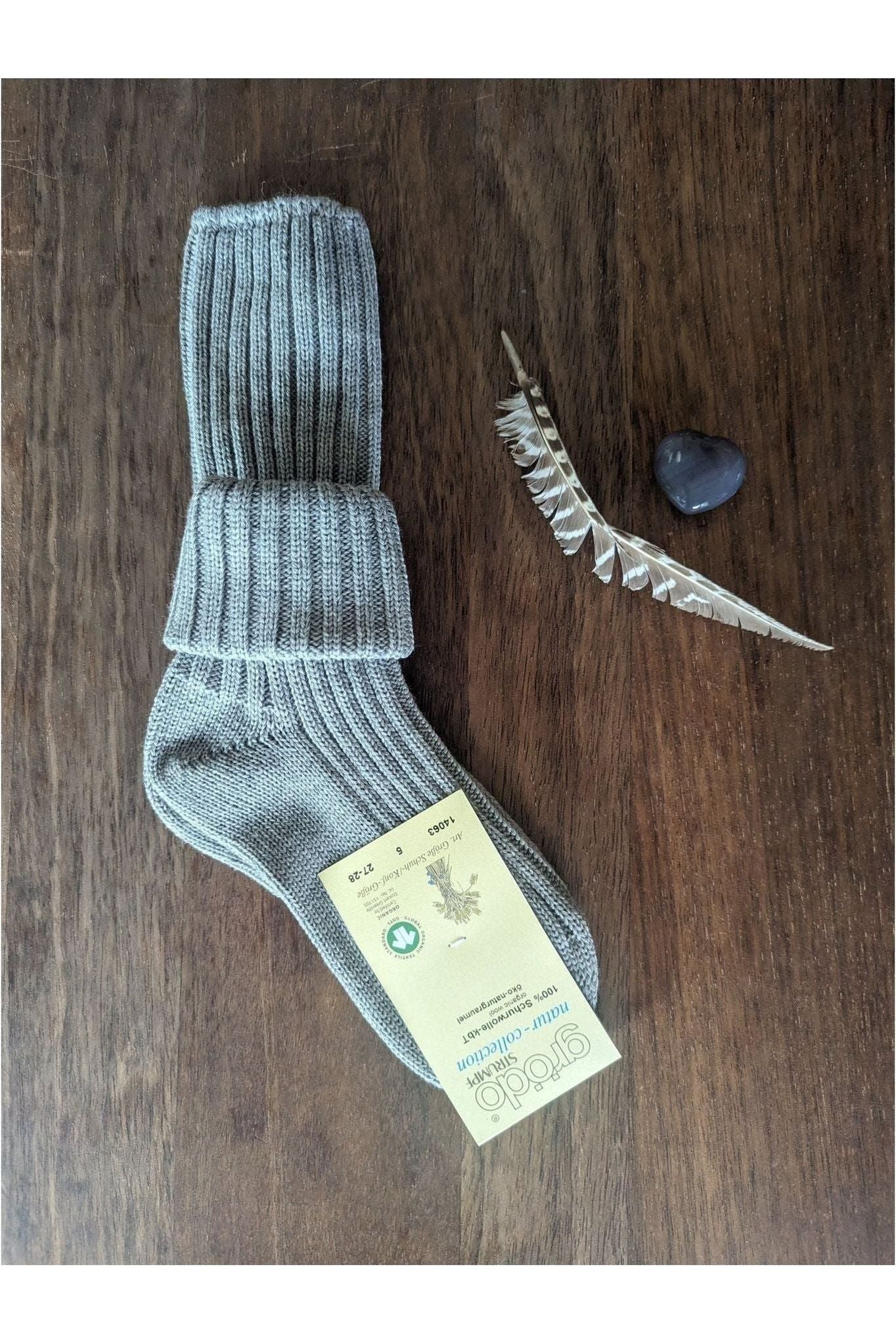 Grodo - Organic Wool Kids Socks - Warm - Nature's Wild Child
