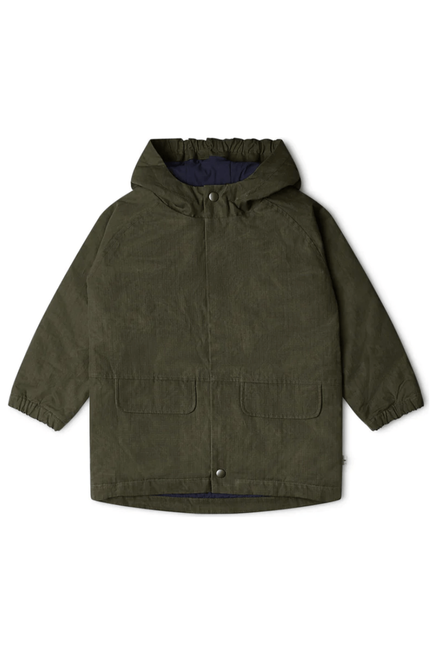 Insulated Organic Cotton Waxed Canvas - Rain Jacket - Nature's Wild Child