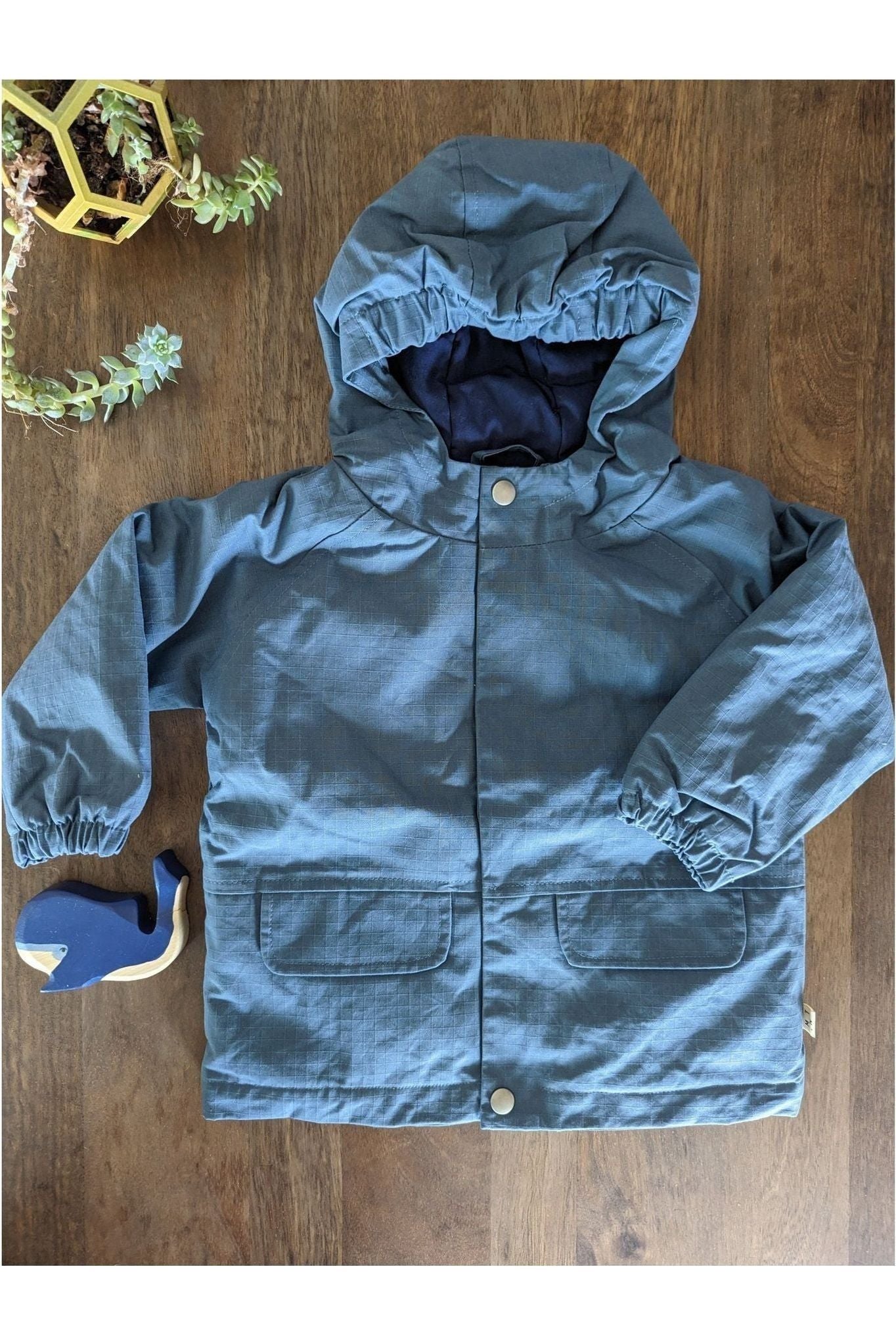 Insulated Organic Cotton Waxed Canvas - Rain Jacket - Nature's Wild Child