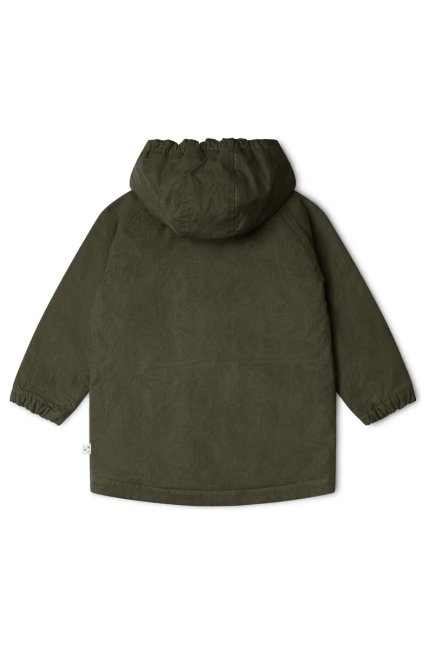 Insulated Organic Cotton Waxed Canvas - Rain Jacket - Nature's Wild Child