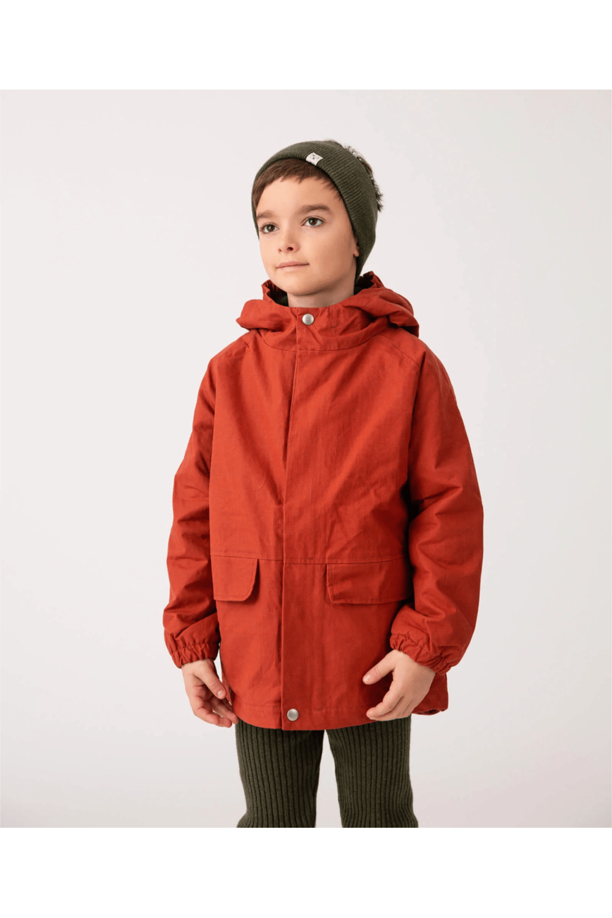 Insulated Organic Cotton Waxed Canvas - Rain Jacket - Nature's Wild Child