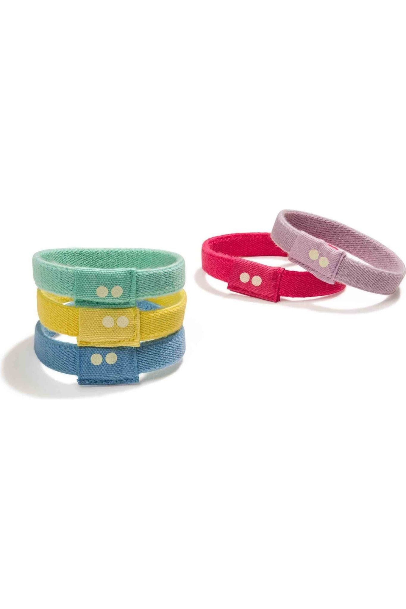 Kooshoo Organic Cotton and Natural Rubber Hair Ties - Flat - Nature's Wild Child