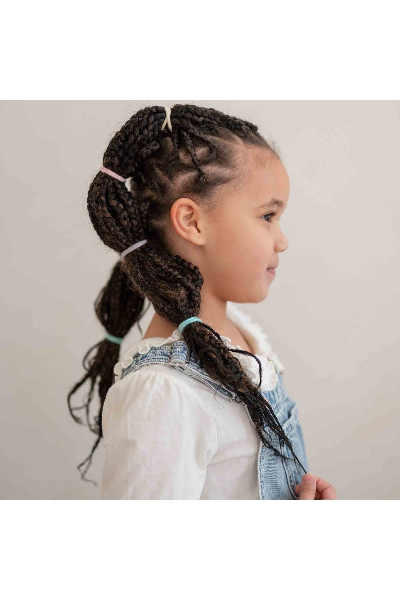 Kooshoo Plastic Free Hair Ties - Organic Cotton and Natural Rubber - Mini - Nature's Wild Child