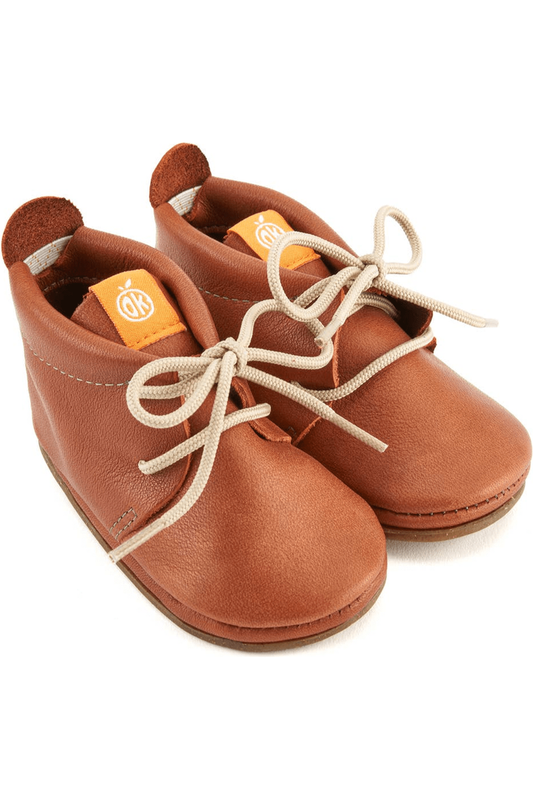 Orangenkinder - Vegetable Tanned - Leather Baby Barefoot Shoes (3 colors) - Nature's Wild Child
