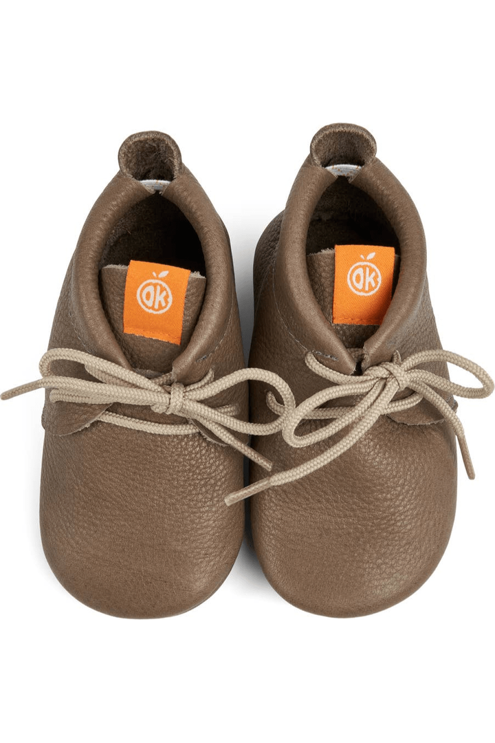 Orangenkinder - Vegetable Tanned - Leather Baby Barefoot Shoes (3 colors) - Nature's Wild Child