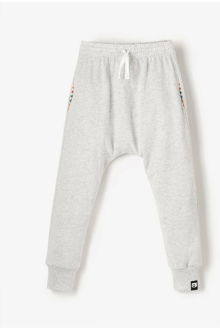 QT - GOTS Organic Cotton Kids - Knee Patch Jersey Joggers - Nature's Wild Child