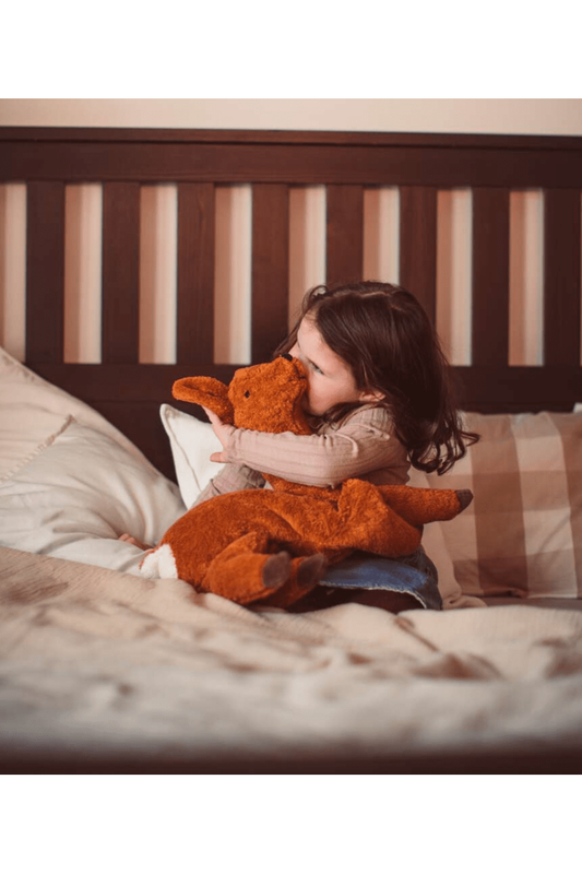 Senger - GOTS Organic Cotton Stuffed Animal - Large Cuddly Deer - Nature's Wild Child