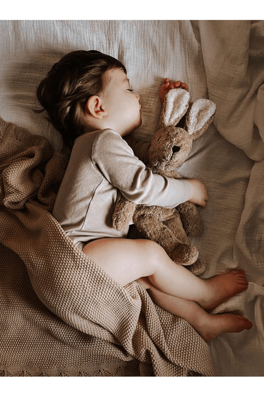 Senger - GOTS Organic Cotton Stuffed Animal - Small Floppy Rabbit - Nature's Wild Child