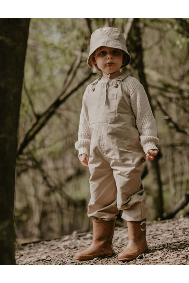 The Simple Folk - Organic Waxed Cavas - Rain Pants - Nature's Wild Child