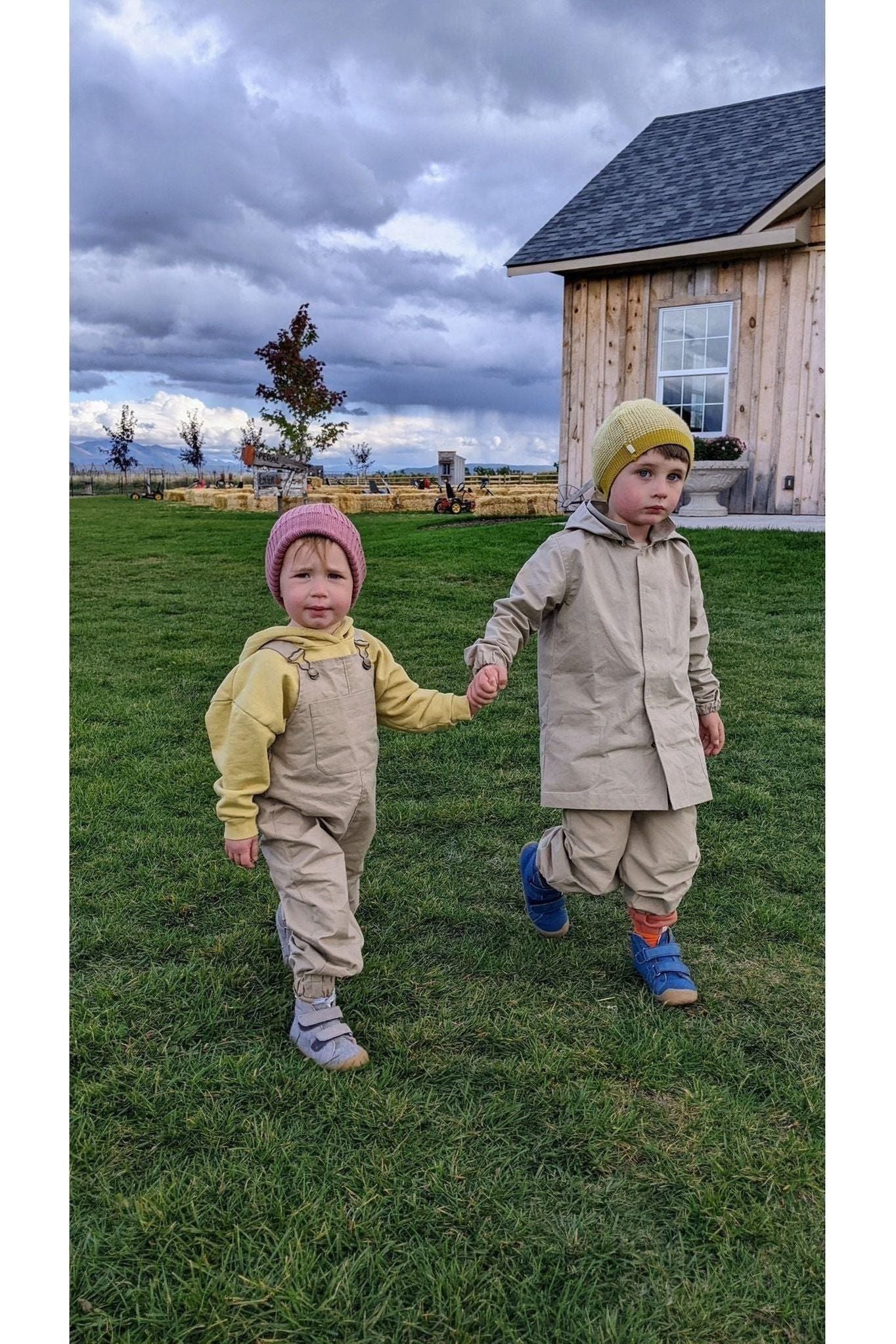 The Simple Folk - Organic Waxed Cavas - Rain Pants - Nature's Wild Child