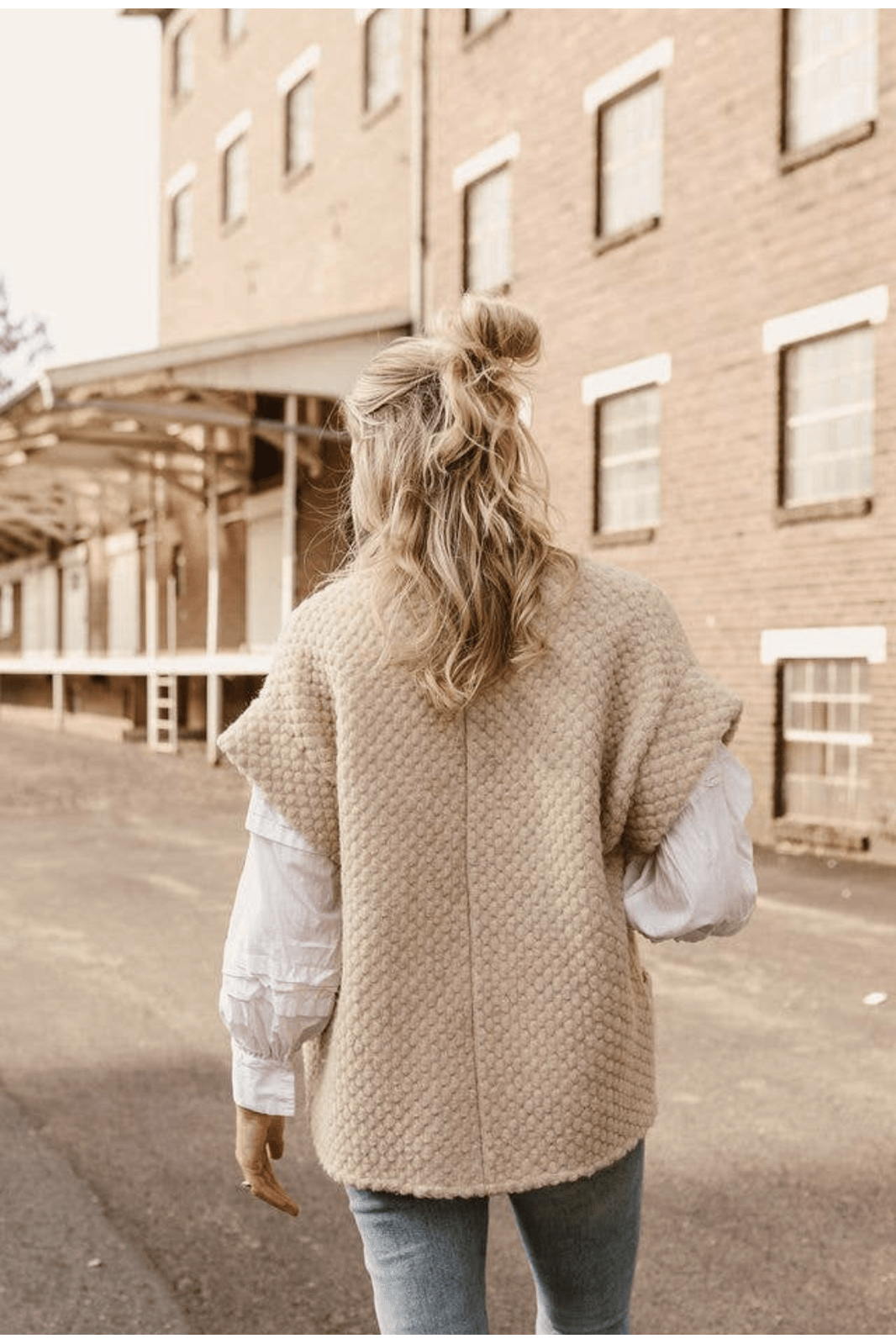 Un-dyed Wool Vest - Adult - Nature's Wild Child