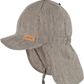 Baseball Cap - Linen Sun Hat with Neck Protection - Baby and Kids (3 colors) - Nature's Wild Child