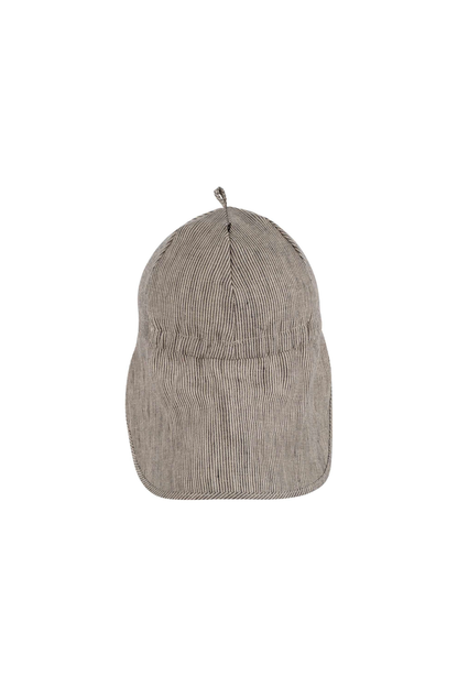 Baseball Cap - Linen Sun Hat with Neck Protection - Baby and Kids (3 colors) - Nature's Wild Child