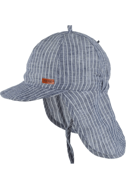 Baseball Cap - Linen Sun Hat with Neck Protection - Baby and Kids (3 colors) - Nature's Wild Child