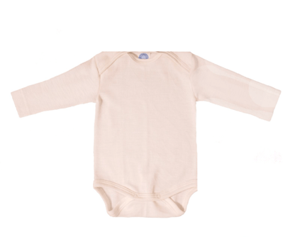 Cosilana - Organic Wool Silk - Baby Onesies (12 colors and stripes!) - Nature's Wild Child