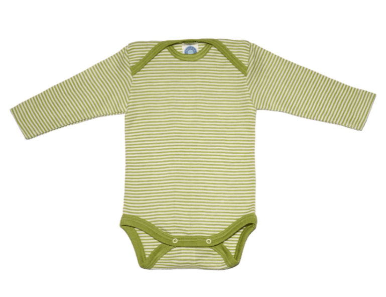 Cosilana - Organic Wool Silk - Baby Onesies (12 colors and stripes!) - Nature's Wild Child