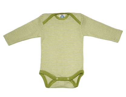 Cosilana - Organic Wool Silk - Baby Onesies (12 colors and stripes!) - Nature's Wild Child
