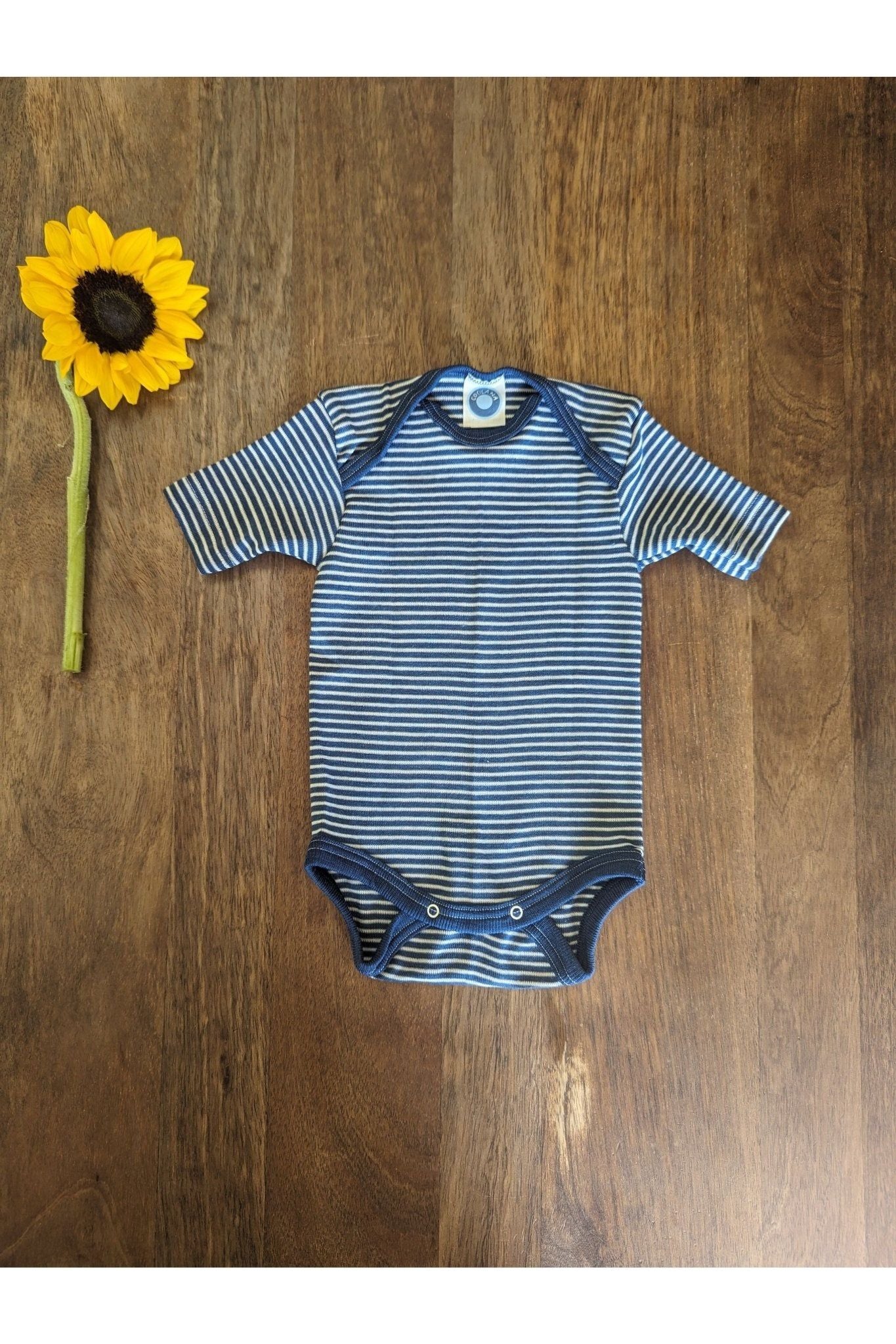 Cosilana - Organic Wool Silk - Baby Onesies - Short Sleeve - Nature's Wild Child