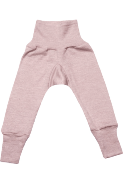 Cosilana - Organic Wool Silk - Baby Pants With Cuffs - Nature's Wild Child