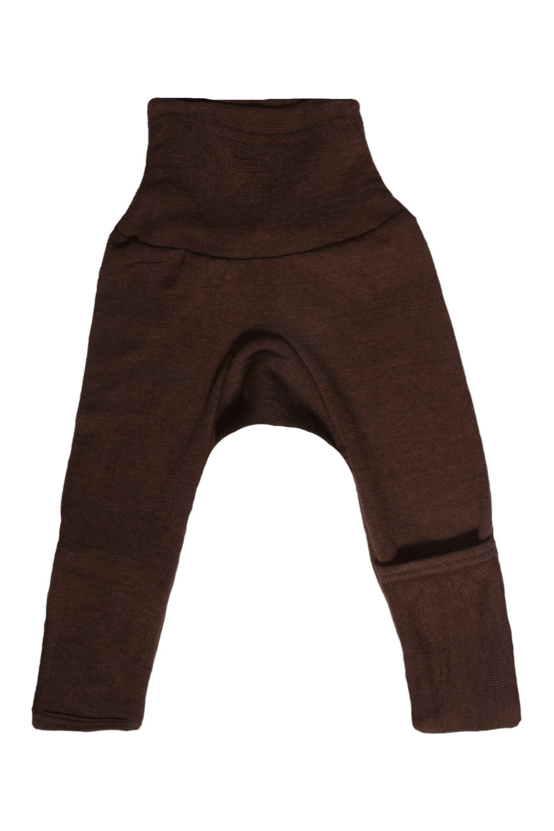 Cosilana - Organic Wool Silk - Baby Pants With Cuffs - Nature's Wild Child