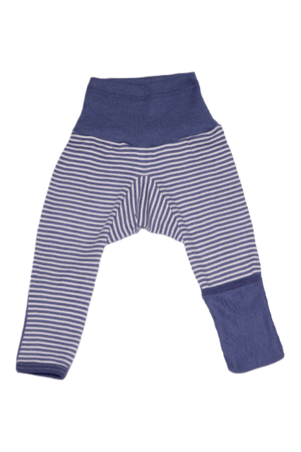 Cosilana - Organic Wool Silk - Baby Pants With Cuffs - Nature's Wild Child