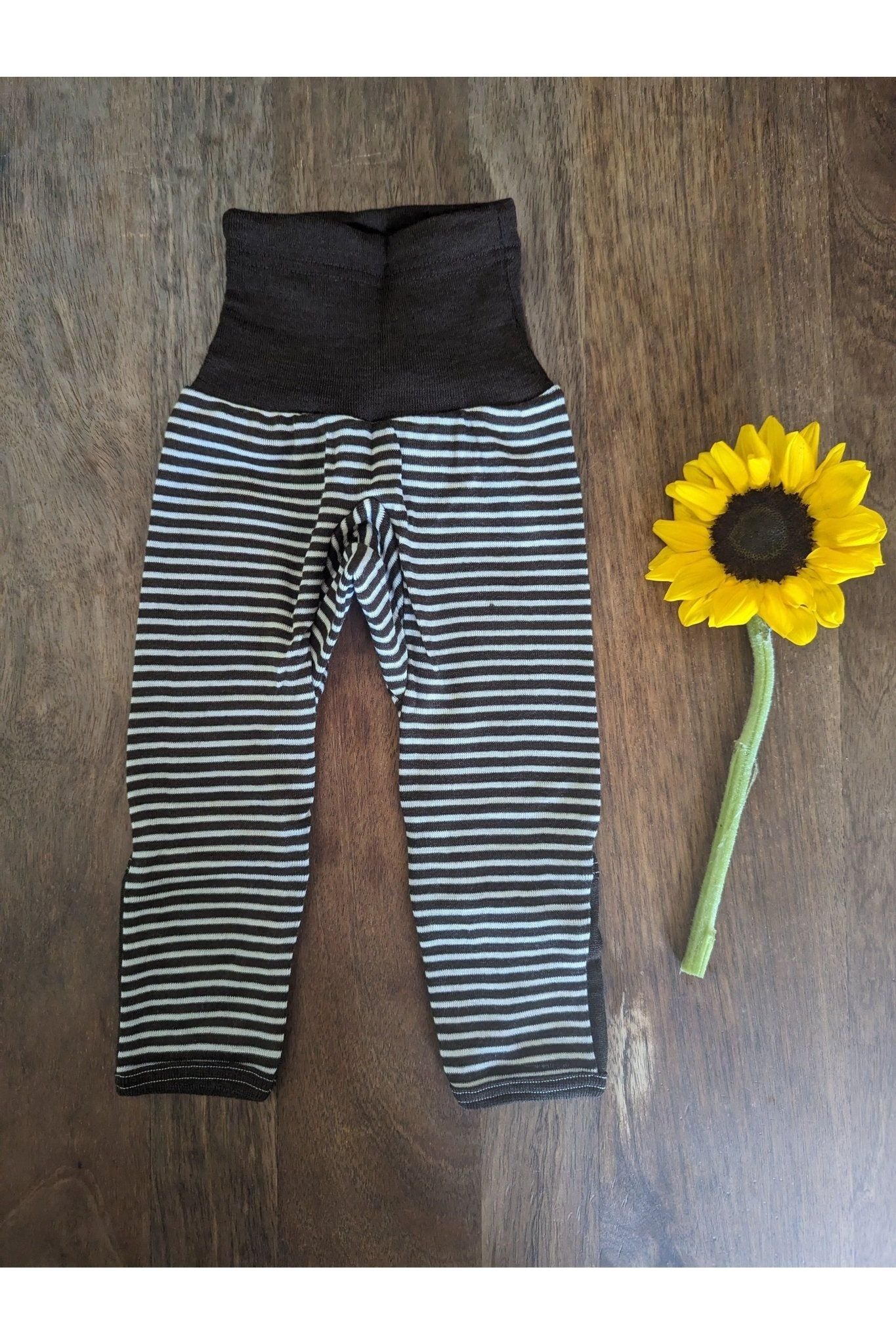 Cosilana - Organic Wool Silk - Baby Pants With Cuffs - Nature's Wild Child