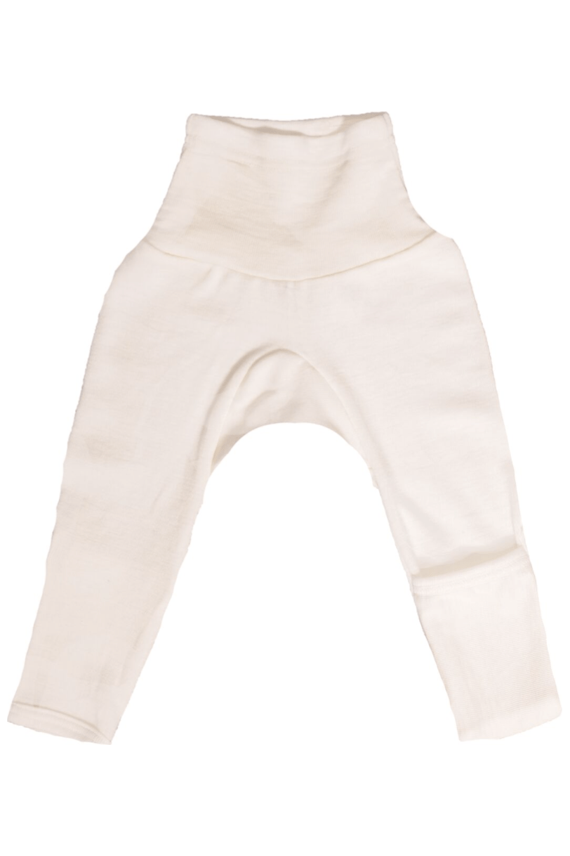 Cosilana - Organic Wool Silk - Baby Pants With Cuffs - Nature's Wild Child