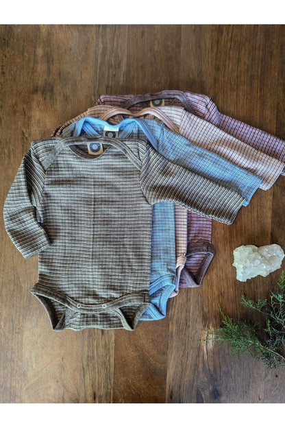 Cosilana - Organic Wool Silk Cotton - Baby Onesies - Nature's Wild Child