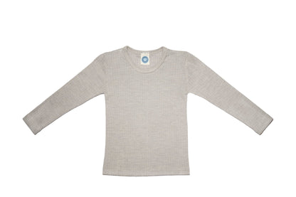 Cosilana Organic Wool Silk Cotton - Kids Long Sleeve Top (12 months - 10 years) - Nature's Wild Child