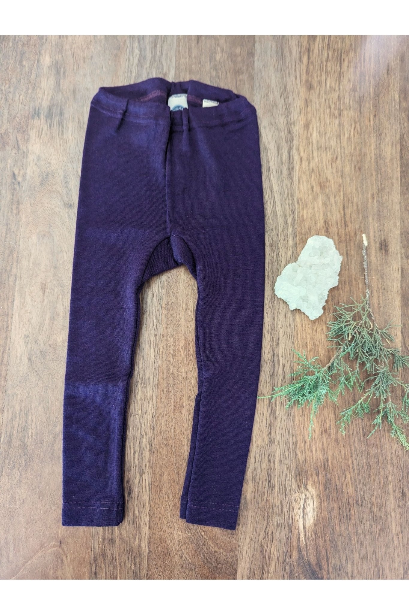 Cosilana Organic Wool Silk - Kids Leggings (12 months - 10 years) - Nature's Wild Child