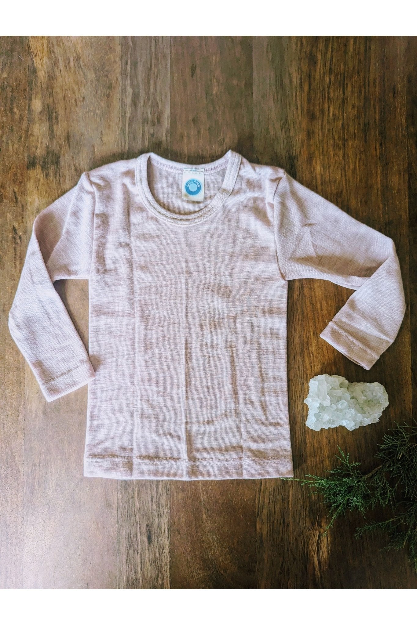 Cosilana Organic Wool Silk - Kids Long Sleeve Top (12 months - 10 years) - Nature's Wild Child