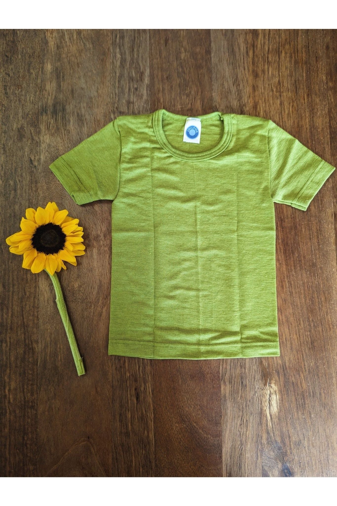 Cosilana - Organic Wool Silk - Toddler and Kids - Short Sleeve T-Shirt - Nature's Wild Child