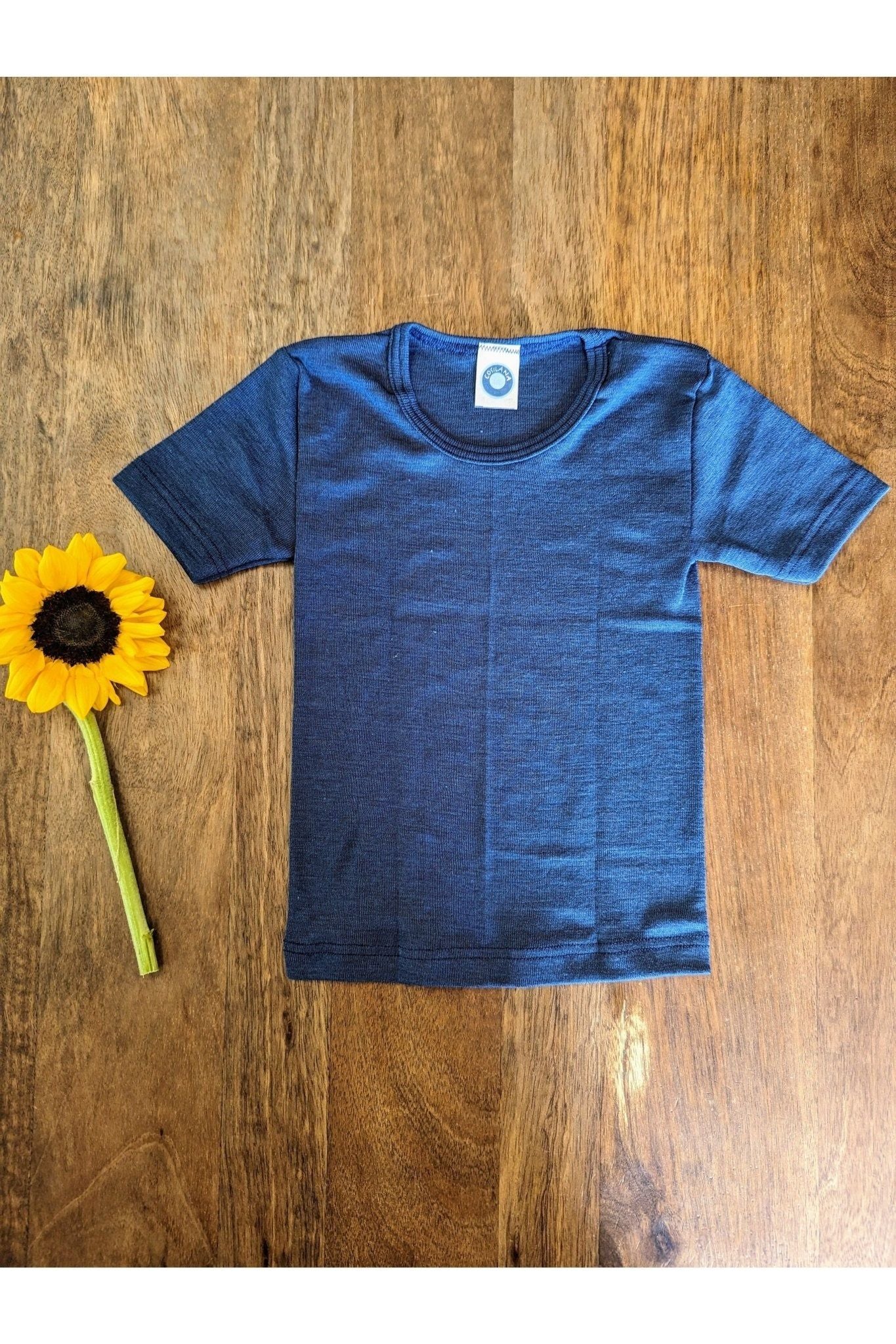 Cosilana - Organic Wool Silk - Toddler and Kids - Short Sleeve T-Shirt - Nature's Wild Child