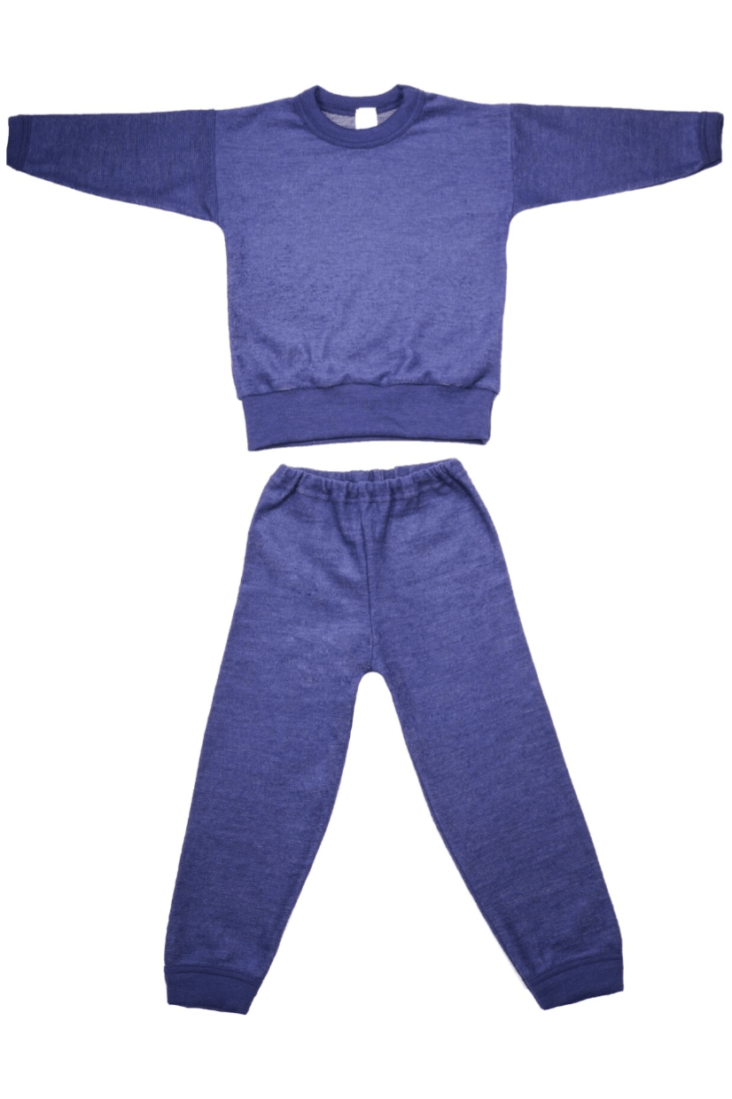 Cosilana - Organic Wool Wool Terry Pajamas (12 months - 12 years) - Nature's Wild Child