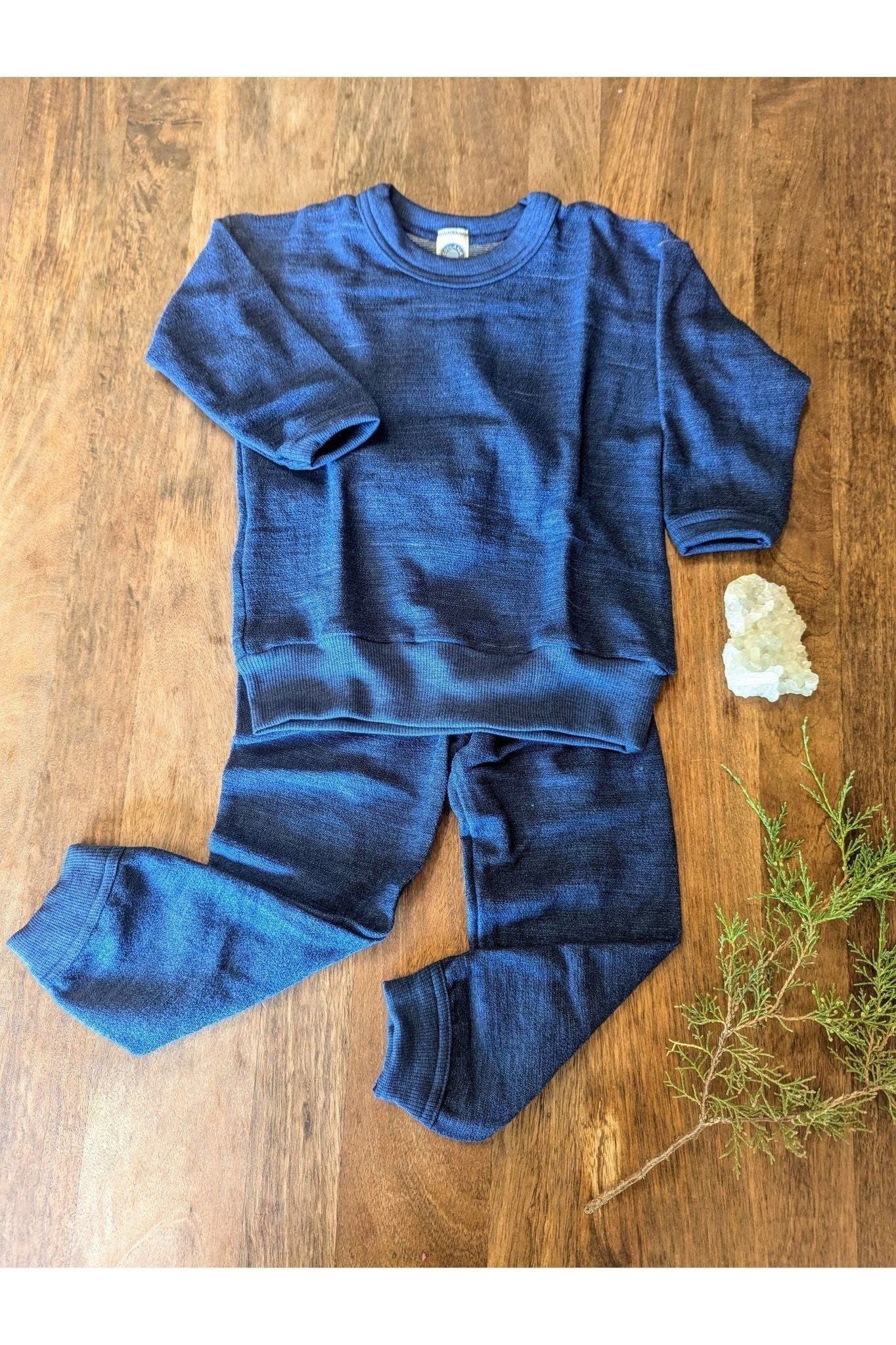 Cosilana - Organic Wool Wool Terry Pajamas (12 months - 12 years) - Nature's Wild Child