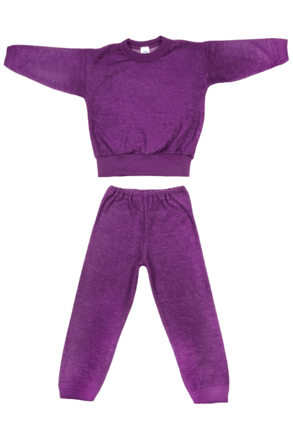 Cosilana - Organic Wool Wool Terry Pajamas (12 months - 12 years) - Nature's Wild Child