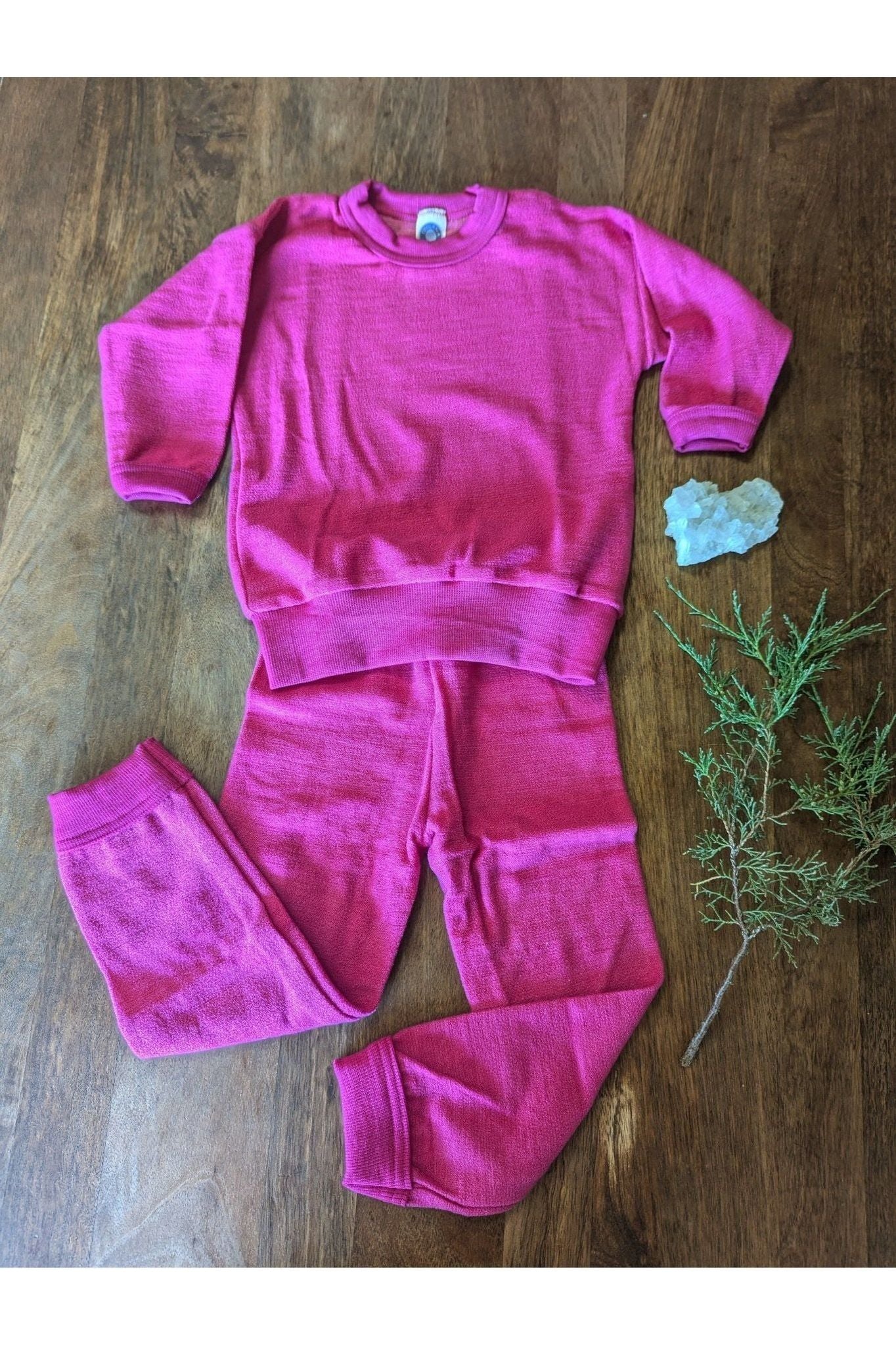 Cosilana - Organic Wool Wool Terry Pajamas (12 months - 12 years) - Nature's Wild Child