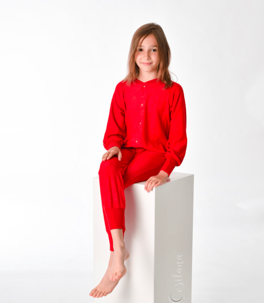 Cosilana - Organic Wool Wool Terry Pajamas (9 months - 6 years) 6 - colors - Nature's Wild Child