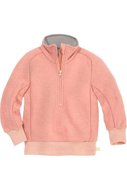 Disana - Half Zip - Organic Boiled Wool - Troyer Jacket - Nature's Wild Child