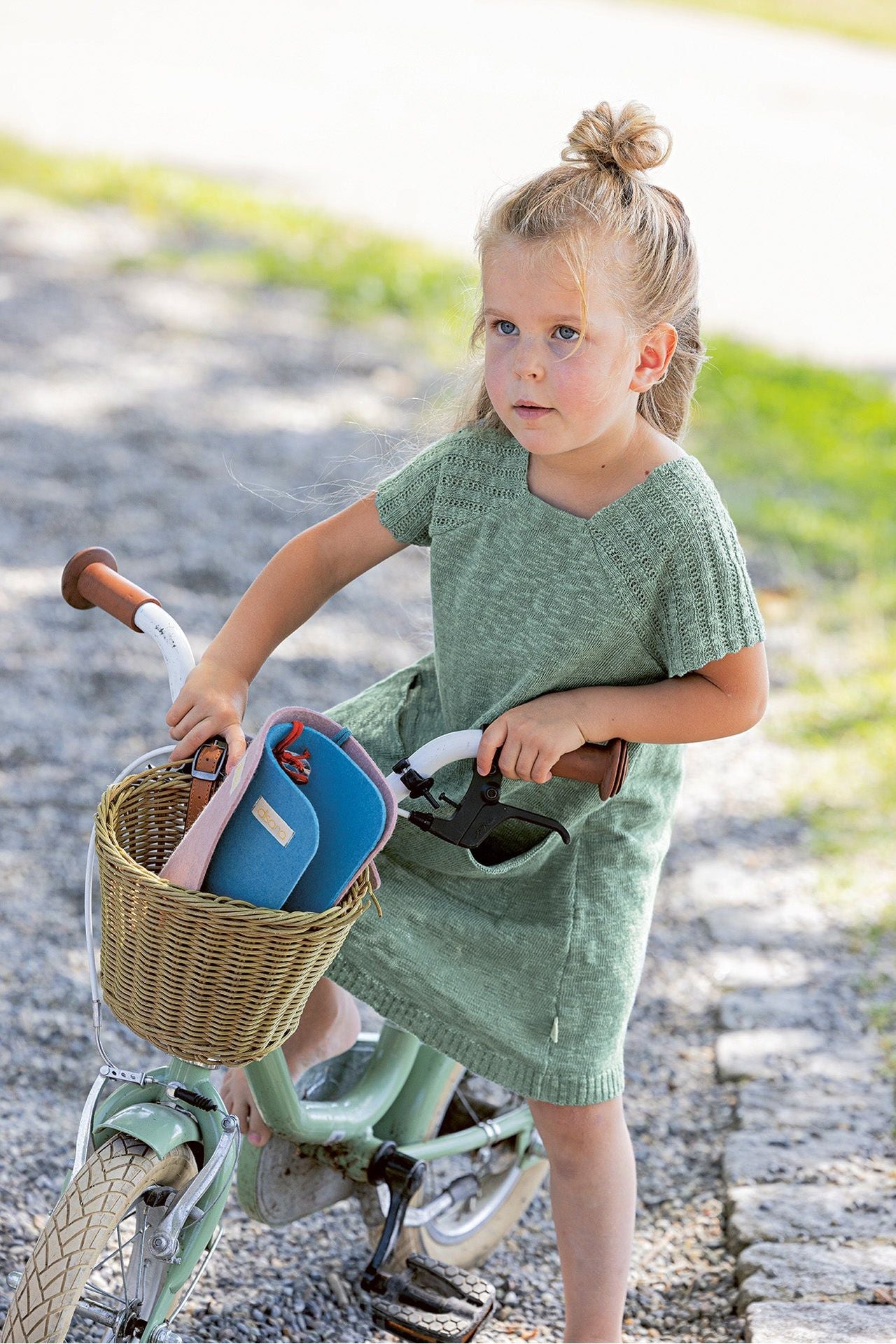 organic cotton toddler dress Organic Cotton Baby Dress Floral Ruffle Heirloom Cottagecore Pockets Artisan Handmade Toddler Vintage Kids