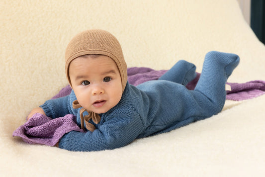 Disana Organic Merino Wool Knitted Romper - Nature's Wild Child