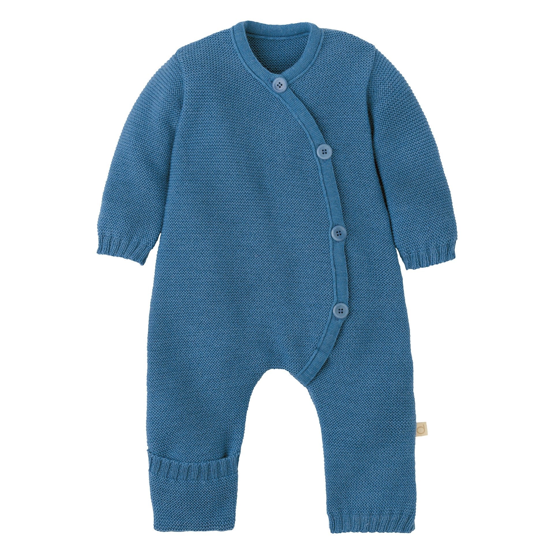 Romper met lange mouw van merinowol voor baby's - Orchidee Mauve Romper met lange mouw van merinowol voor baby's - Orchidee Mauve