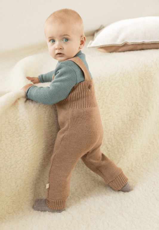 Disana Organic Merino Wool Knitted Trouser Overall - Nature's Wild Child
