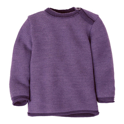 Disana - Shoulder Button Organic Merino Wool Sweater - Nature's Wild Child