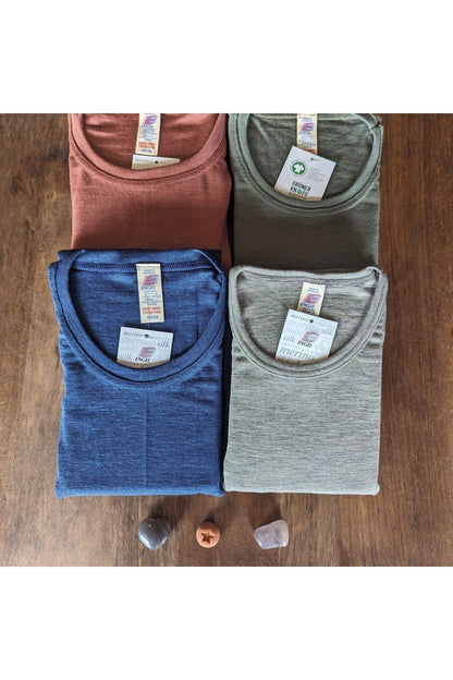 Engel - Men's Organic Merino and Wool Silk - Short Sleeve (4 colors) - Nature's Wild Child
