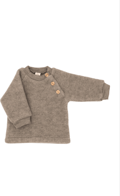 Engel - Organic Merino Wool Fleece - Pull Over Top (3 months - 6 years) - Nature's Wild Child
